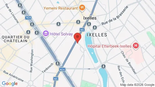 Apartments for rent i Brussels Elsene - kort over placeringen
