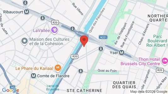 Apartments for rent i Stad Brussel - kort over placeringen