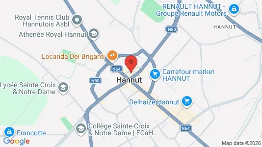 Apartments for rent i Hannuit - kort over placeringen