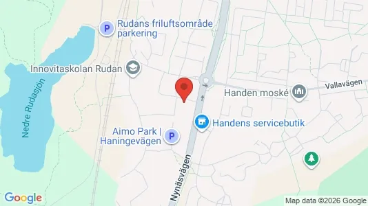 Apartments for rent i Haninge - kort over placeringen