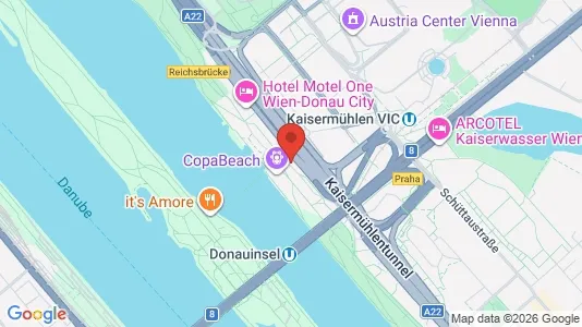 Apartments for rent i Vienna Donaustadt - kort over placeringen
