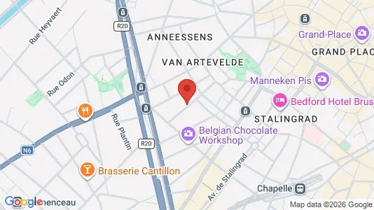 Apartments for rent i Stad Brussel - kort over placeringen