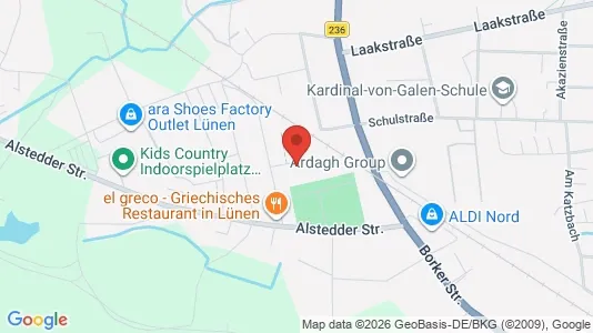 Apartments for rent i Unna - kort over placeringen