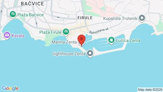 Apartments for rent i Split - kort over placeringen