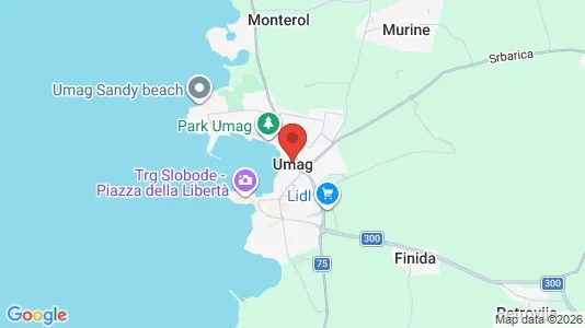 Houses for rent i Umag - kort over placeringen