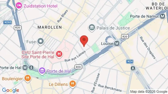 Apartments for rent i Stad Brussel - kort over placeringen