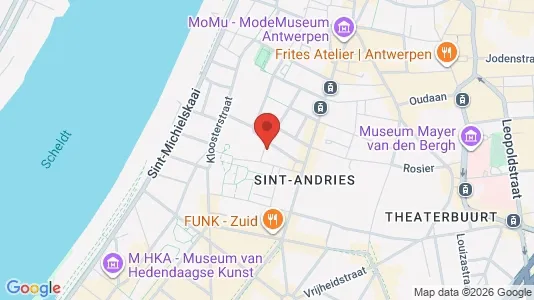 Apartments for rent i Stad Antwerp - kort over placeringen