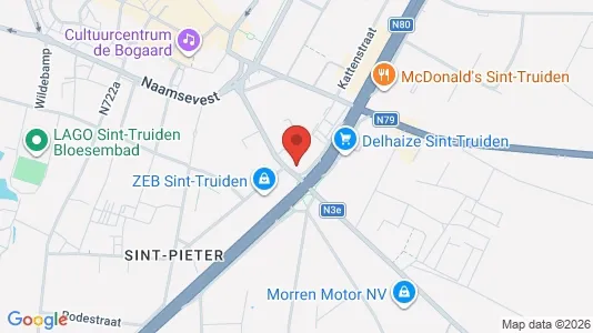 Apartments for rent i Sint-Truiden - kort over placeringen