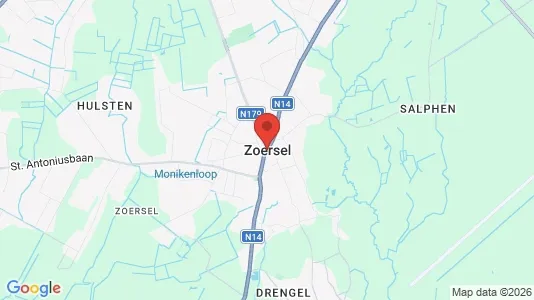 Houses for rent i Zoersel - kort over placeringen