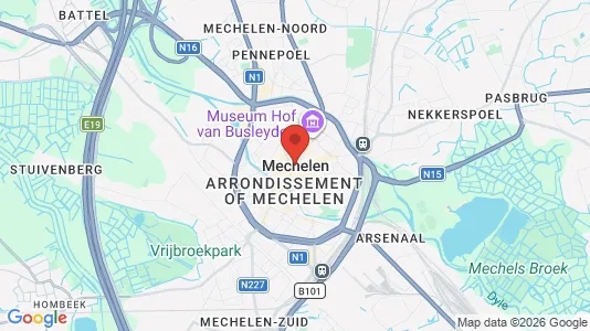 Houses for rent i Mechelen - kort over placeringen