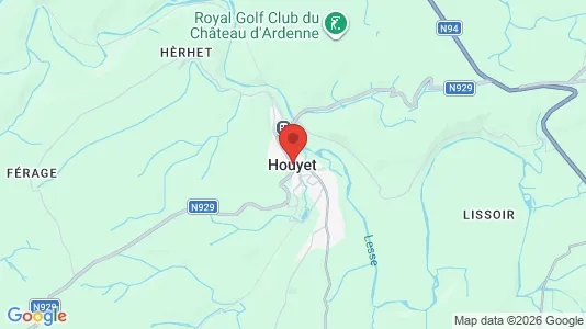 Apartments for rent in Houyet - Photo from Google Street View