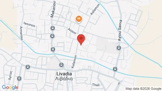 Apartments for rent i Livadia Larnakas - kort over placeringen