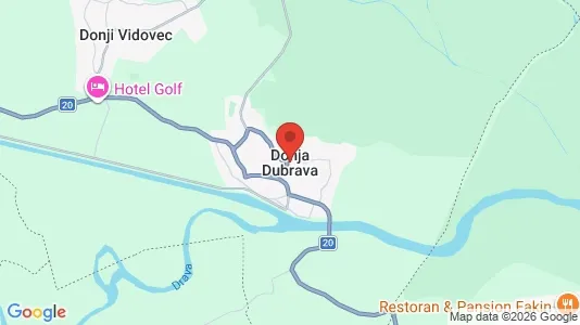 Houses for rent i Donja Dubrava - kort over placeringen