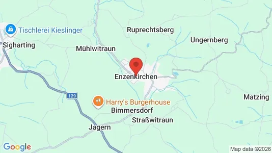 Apartments for rent i Enzenkirchen - kort over placeringen