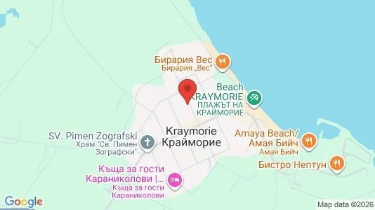 Apartments for rent i Burgas - kort over placeringen