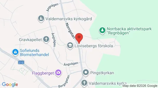 Apartments for rent i Valdemarsvik - kort over placeringen