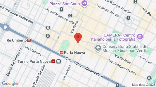 Apartments for rent i Turin - kort over placeringen