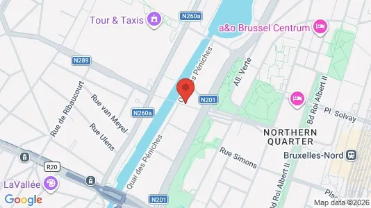 Apartments for rent i Stad Brussel - kort over placeringen