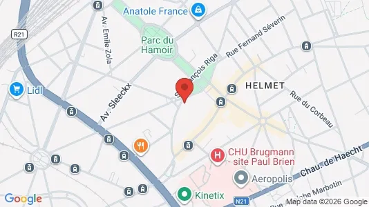 Apartments for rent i Brussels Schaarbeek - kort over placeringen