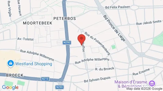 Apartments for rent i Brussels Anderlecht - kort over placeringen