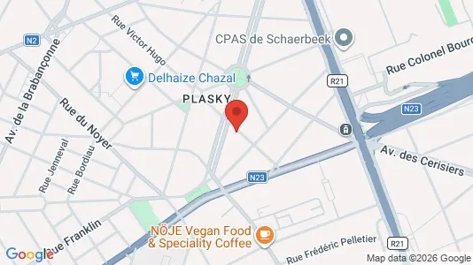 Apartments for rent i Brussels Schaarbeek - kort over placeringen