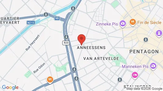 Apartments for rent i Stad Brussel - kort over placeringen