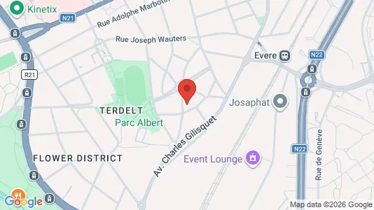 Apartments for rent i Brussels Schaarbeek - kort over placeringen