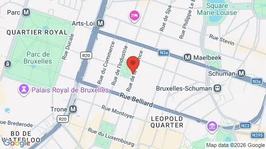 Apartments for rent i Brussels Etterbeek - kort over placeringen