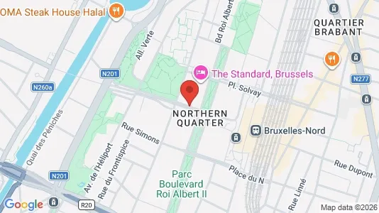 Apartments for rent i Stad Brussel - kort over placeringen