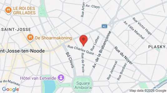 Apartments for rent i Stad Brussel - kort over placeringen
