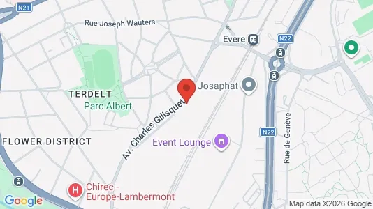 Apartments for rent i Brussels Schaarbeek - kort over placeringen