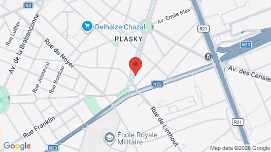 Apartments for rent i Brussels Schaarbeek - kort over placeringen