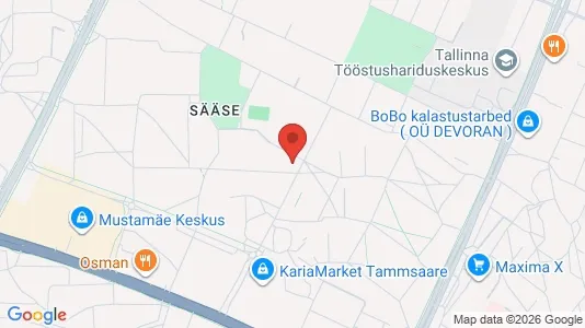 Apartments for rent i Tallinn Kesklinna - kort over placeringen