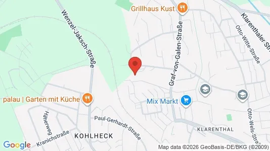 Apartments for rent i Wiesbaden - kort over placeringen