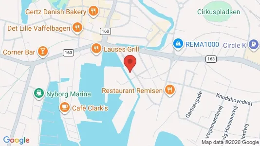 Apartments for rent i Nyborg - kort over placeringen