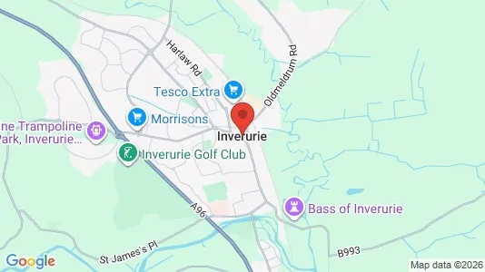 Apartments for rent i Inverurie - Aberdeenshire - kort over placeringen