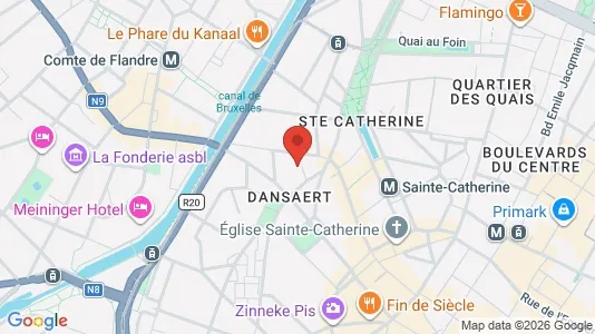 Apartments for rent i Stad Brussel - kort over placeringen
