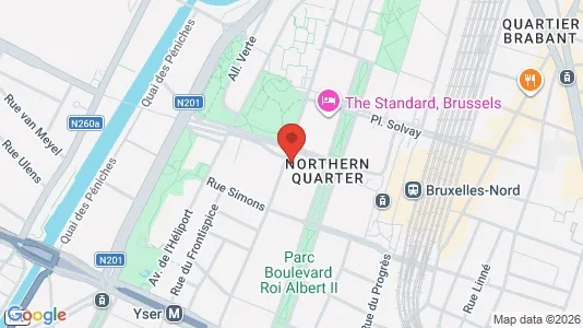 Apartments for rent i Stad Brussel - kort over placeringen