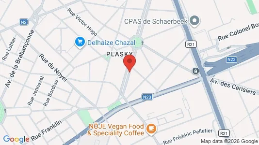 Apartments for rent i Brussels Schaarbeek - kort over placeringen