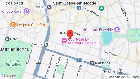 Apartments for rent i Stad Brussel - kort over placeringen