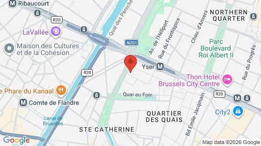 Apartments for rent i Stad Brussel - kort over placeringen
