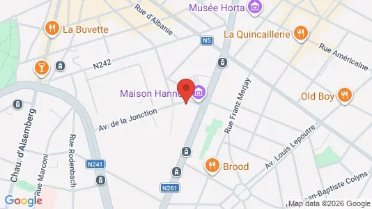 Apartments for rent i Brussels Sint-Gillis - kort over placeringen