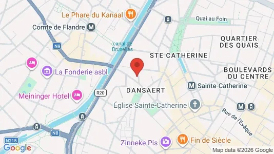 Apartments for rent i Stad Brussel - kort over placeringen