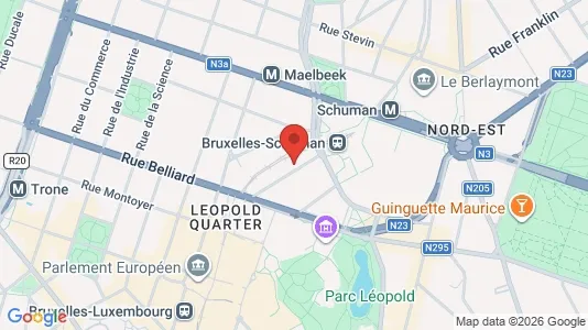 Apartments for rent i Brussels Etterbeek - kort over placeringen