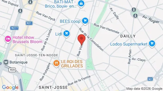 Apartments for rent i Brussels Schaarbeek - kort over placeringen