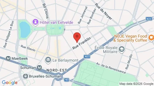Apartments for rent i Stad Brussel - kort over placeringen