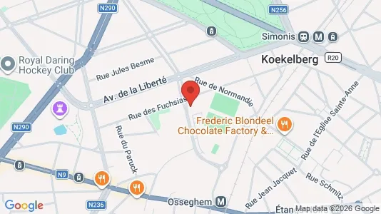 Apartments for rent i Brussels Sint-Jans-Molenbeek - kort over placeringen