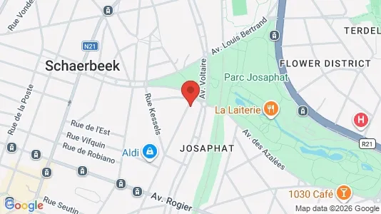 Apartments for rent i Brussels Schaarbeek - kort over placeringen
