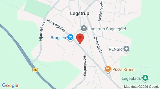 Apartments for rent i Løgstrup - kort over placeringen