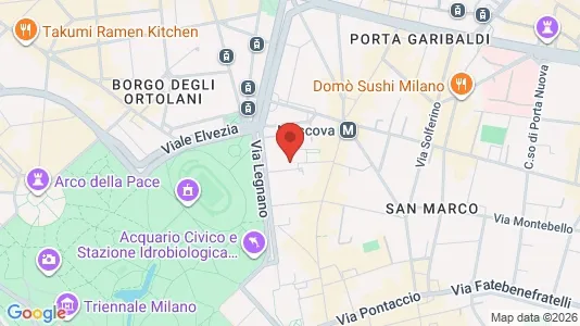 Apartments for rent i Milano Zona 1 - Centro storico - kort over placeringen